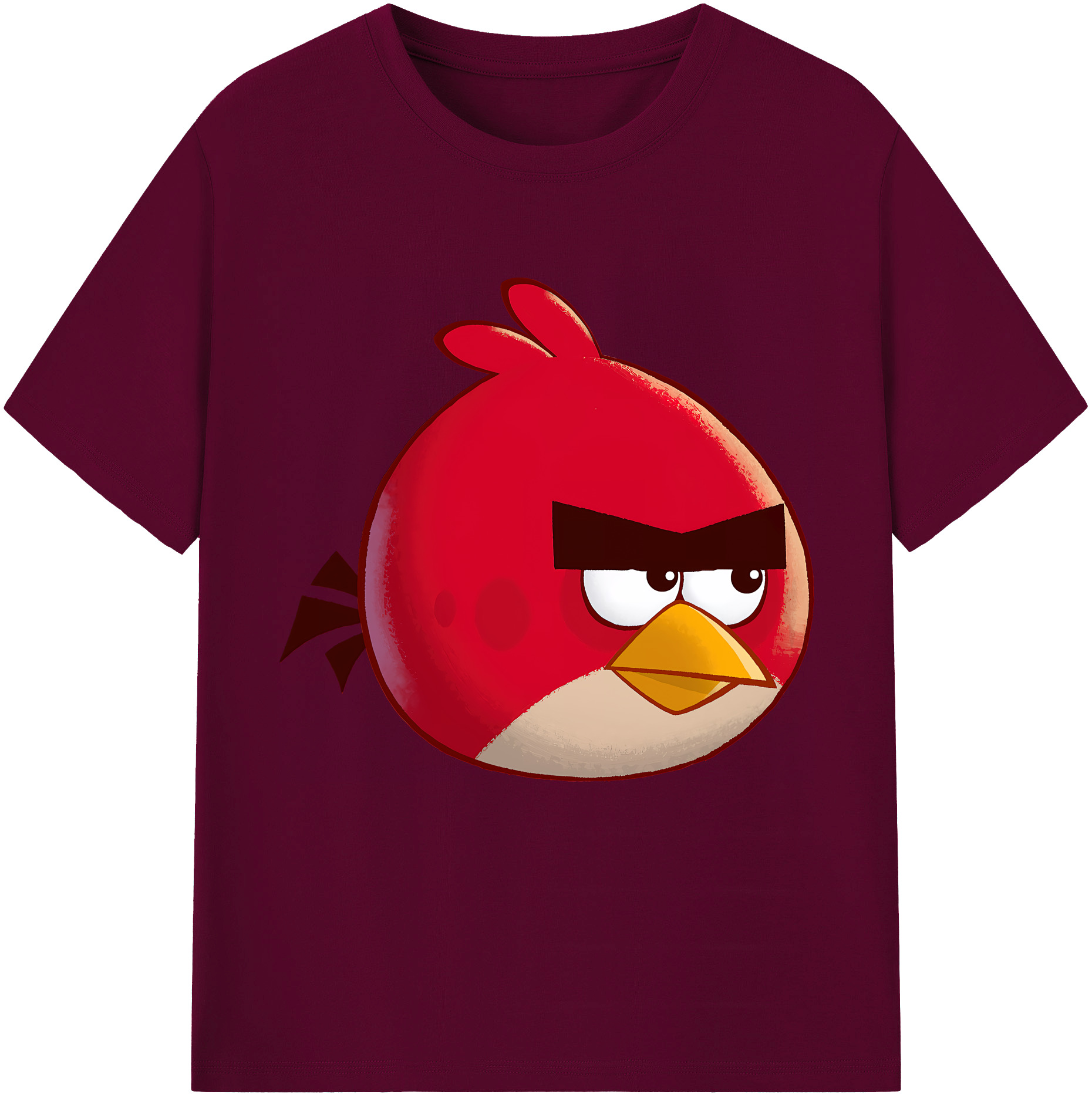 （画像用） Angry Birds アングリーバード レディースカジュアルプリントTシャツ（綿100％）